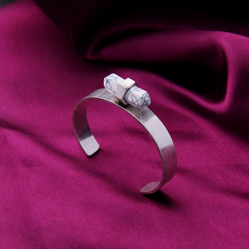 WOMEN BANGLE C CUFF ALLOY BANGLE