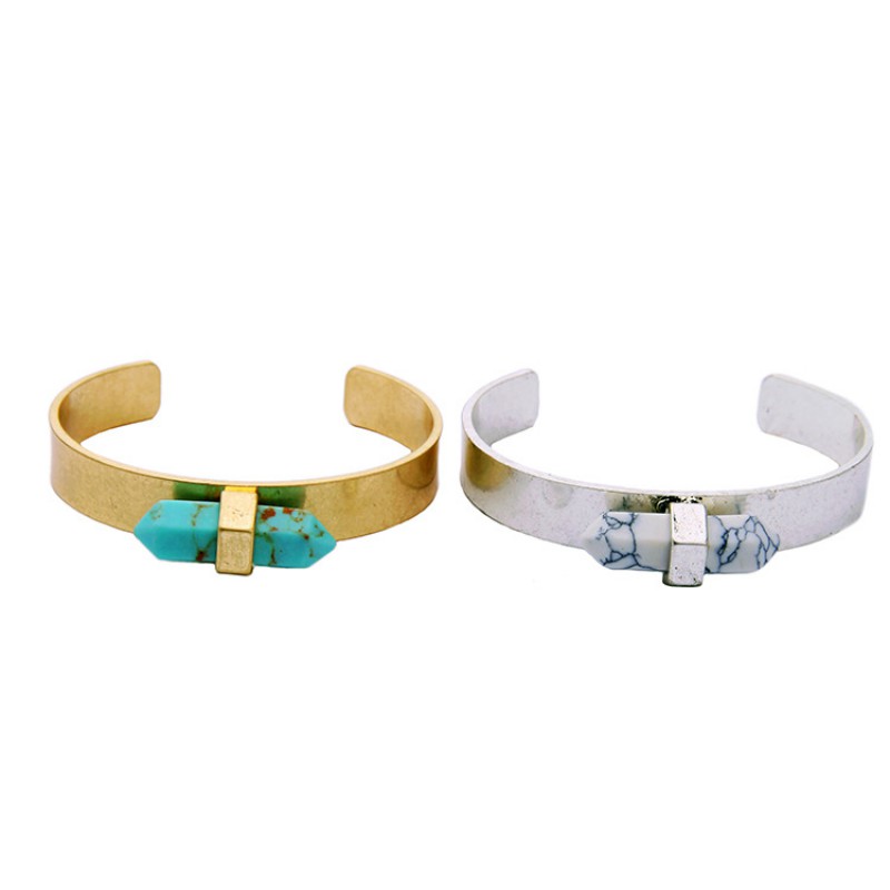 WOMEN BANGLE C CUFF ALLOY BANGLE