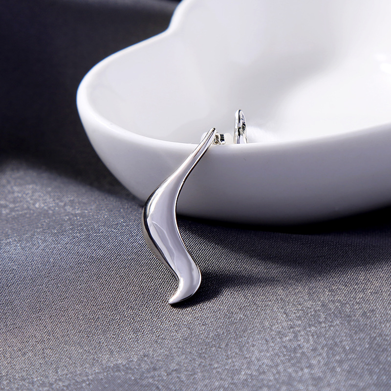 ALLOY EARRINGS ENAMEL FOX