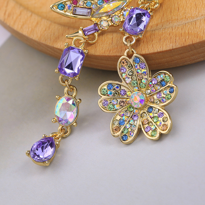 Insect butterfly drop earrings