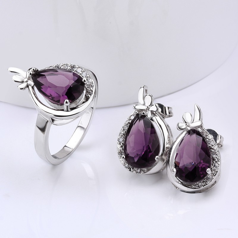 Brass  Wedding Jewelry Set