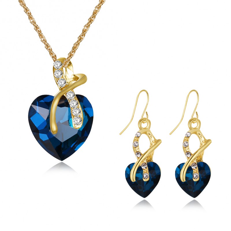 Brass  Wedding Jewelry Set