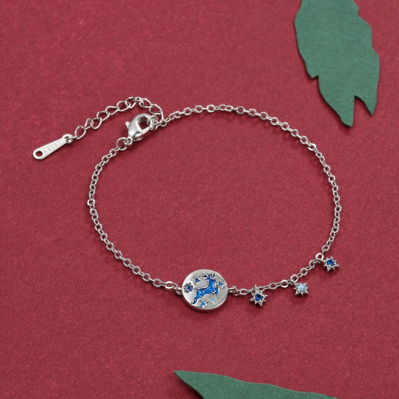 F013 BRASS BRACELET WITH ZIRCON