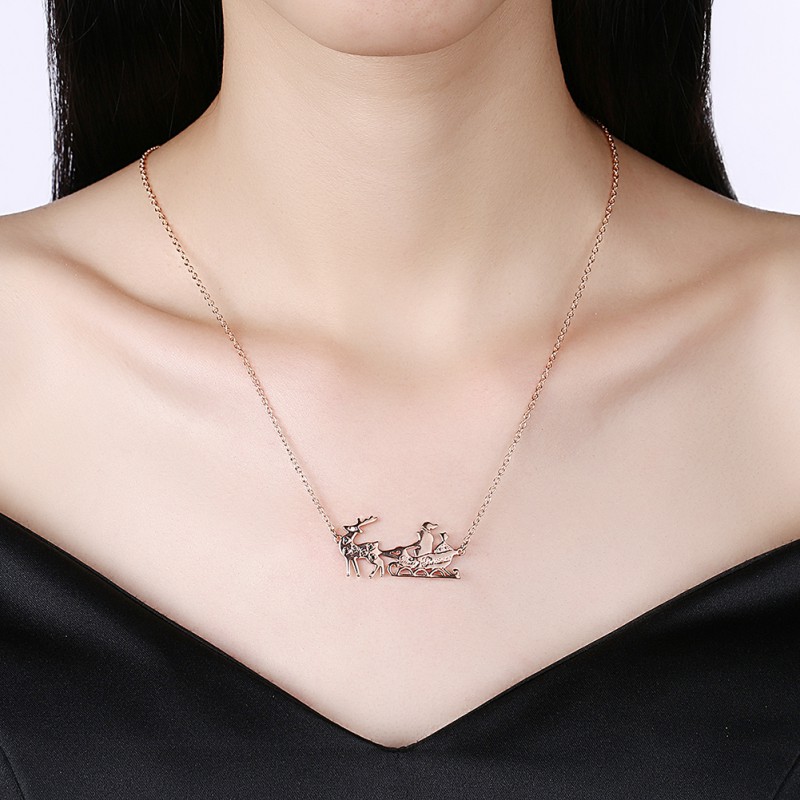 brass necklace