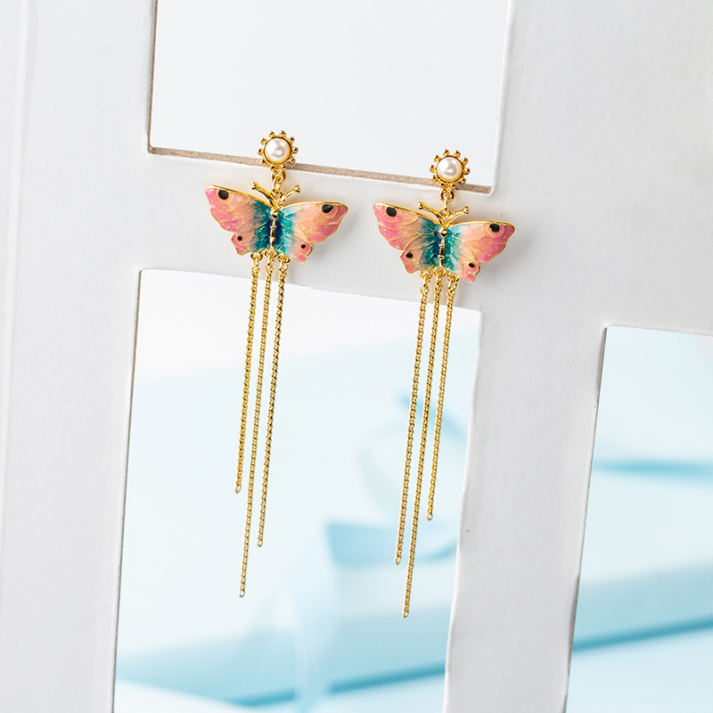 enamel jewelry earring