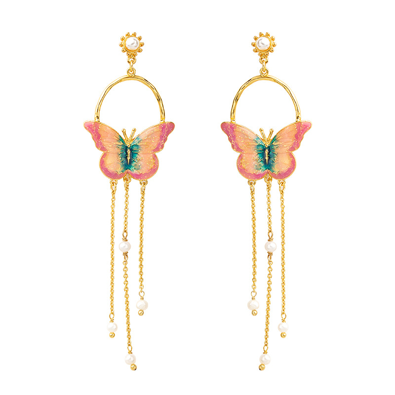 enamel jewelry earring