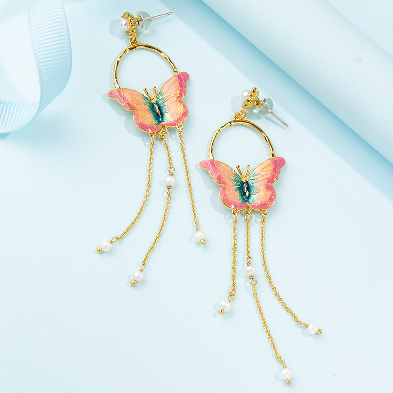 enamel jewelry earring