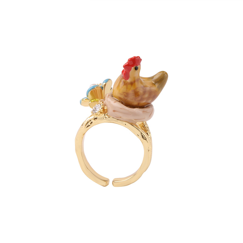 enamel jewelry ring