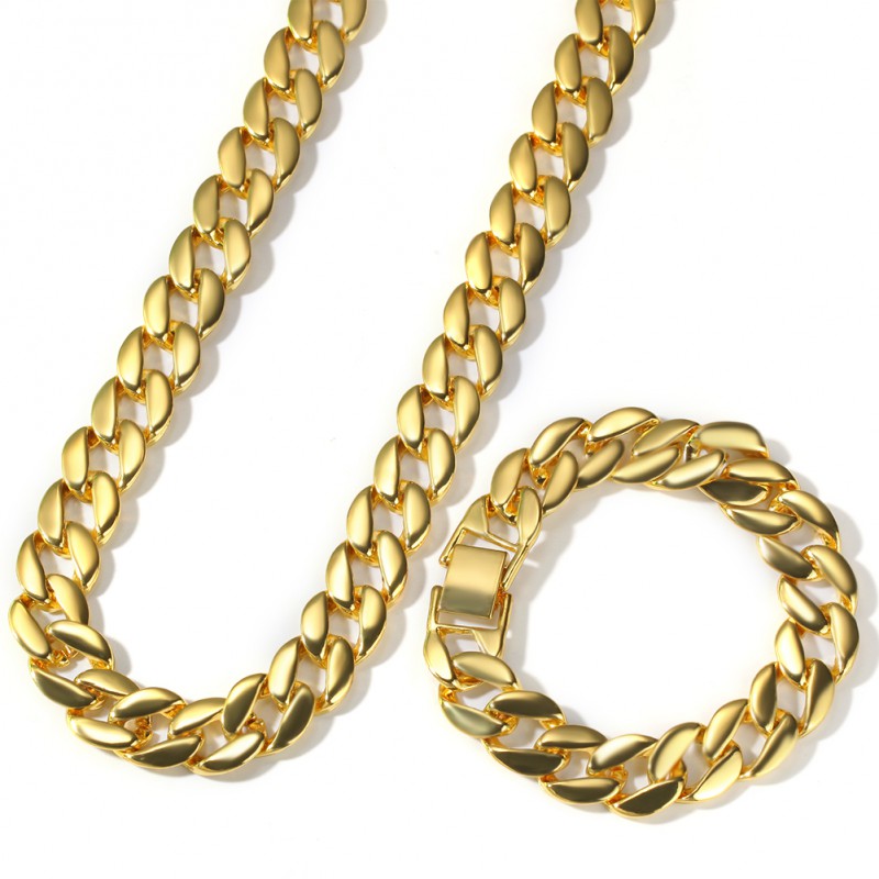 Hip-Hop bracelet & necklace
