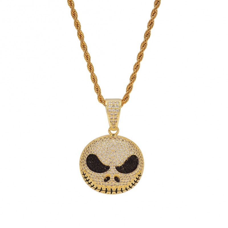 HIP HOP JEWELRY BRASS NECKLACE