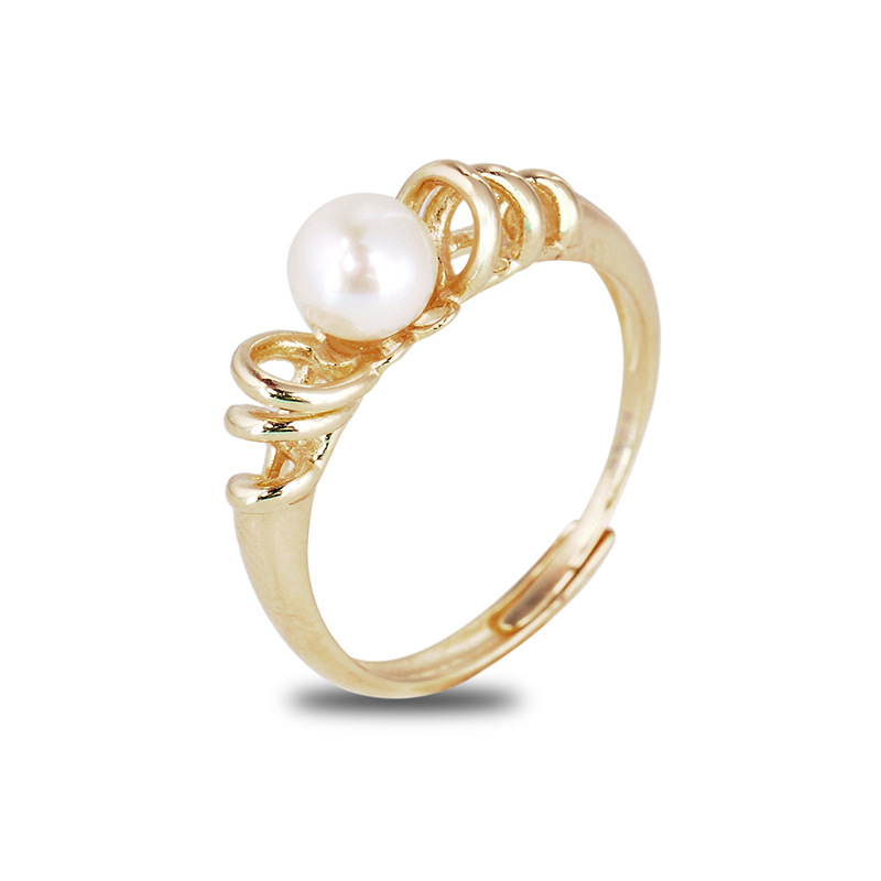 925 SILVER  NATURAL FRESHWATER PEARL RING