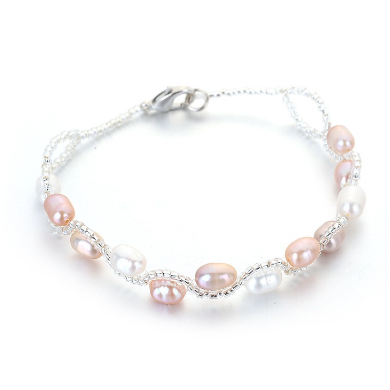 double layers nature pearl bracelet