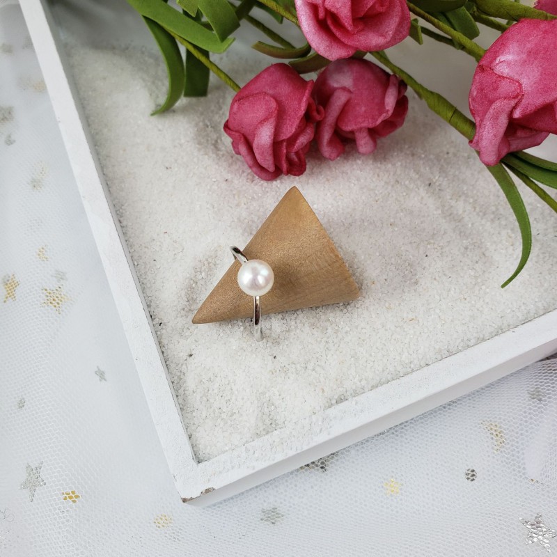 NATURAL FRESHWATER PEARL RINGS 925 SILVER