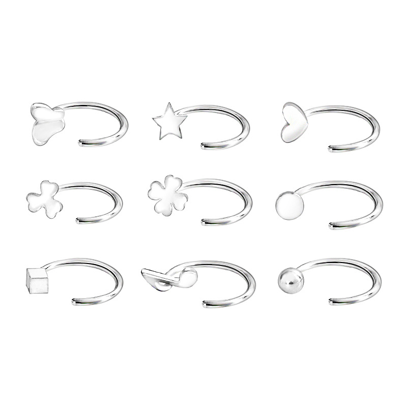 925 silver opening earrings