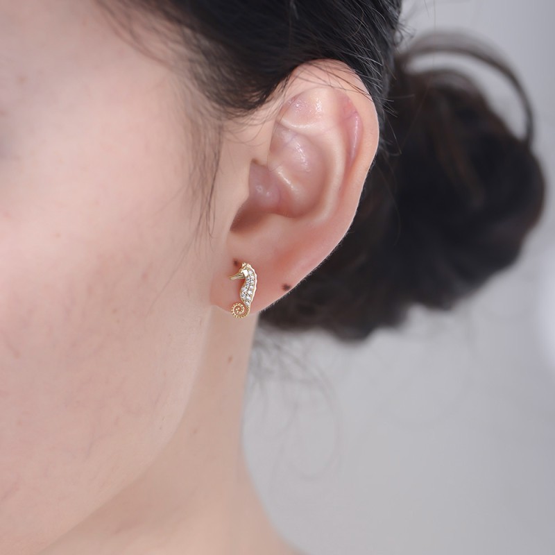 925 silver ocean earrings
