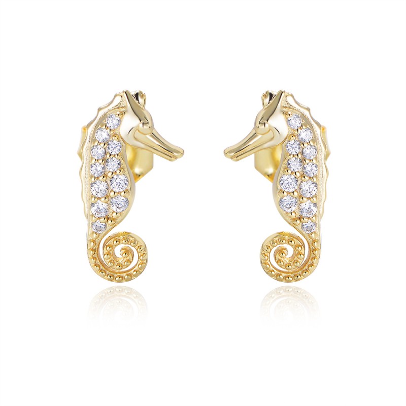 925 silver ocean earrings