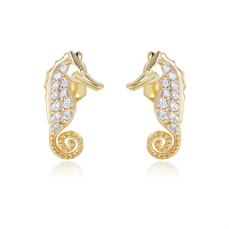 925 silver ocean earrings
