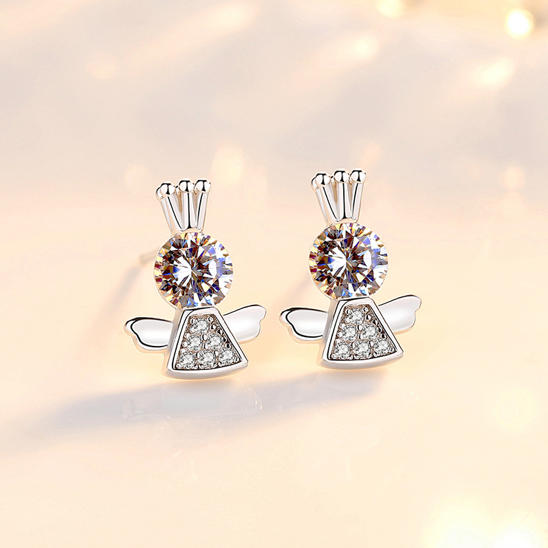 925 silver circle earrings