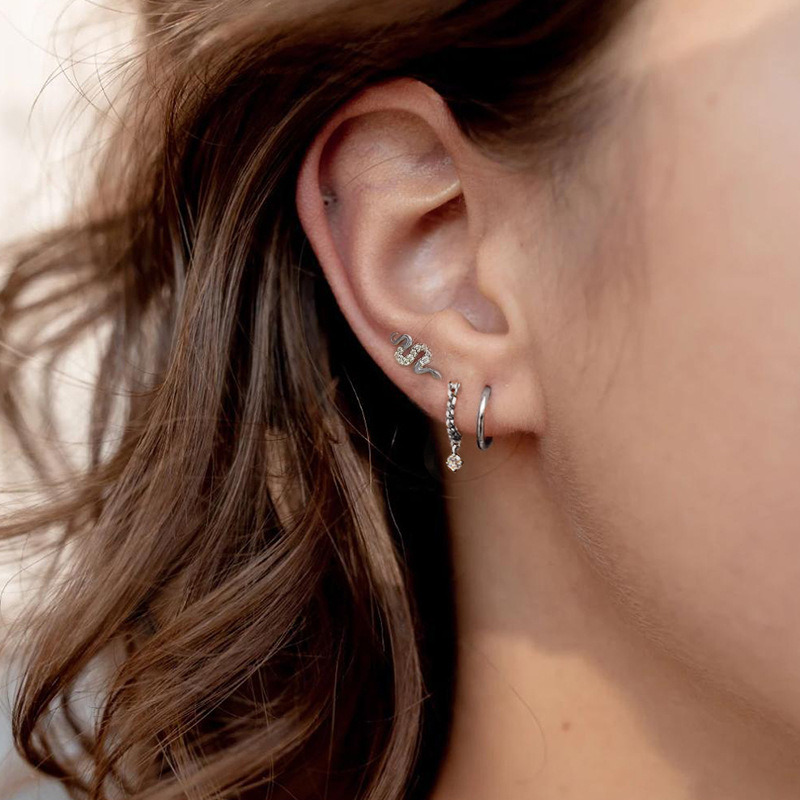 925 silver animal earrings