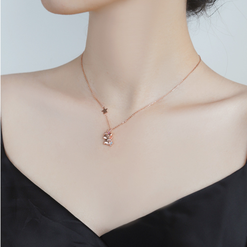 925 silver animal necklace