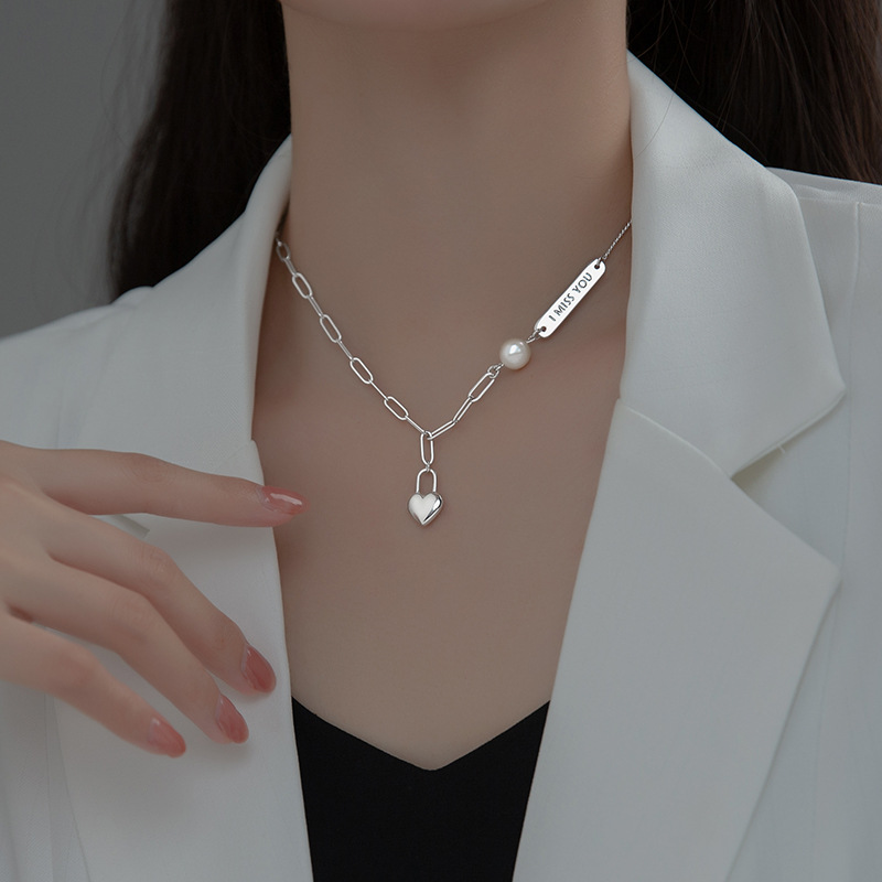 925 silver heart necklace