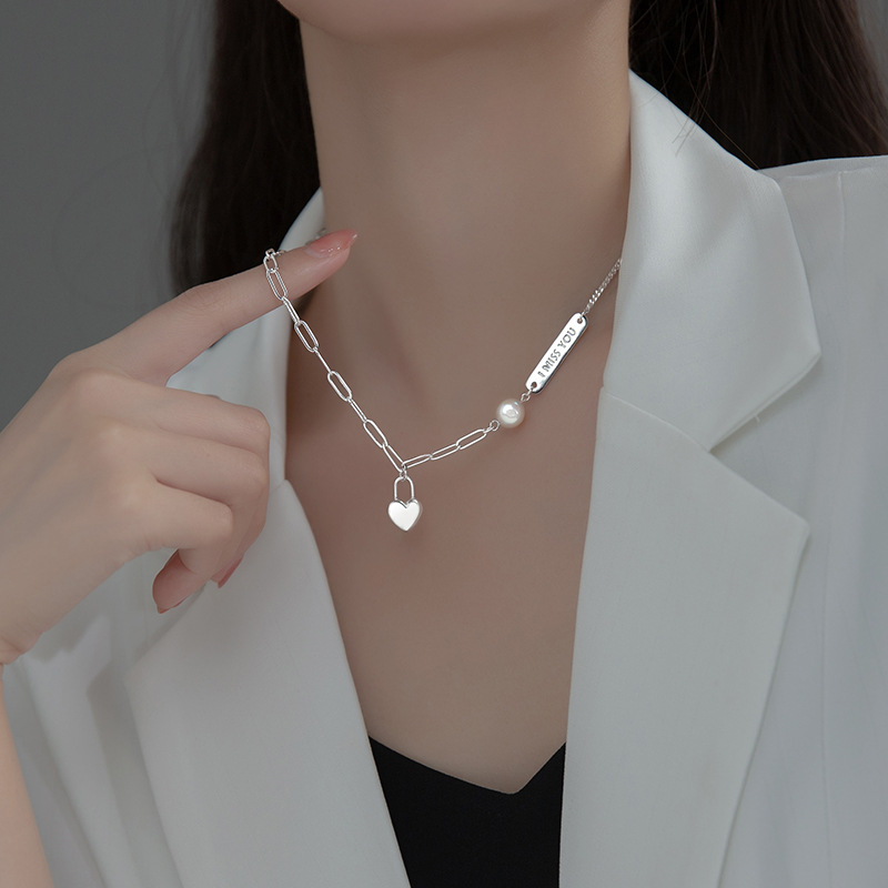 925 silver heart necklace