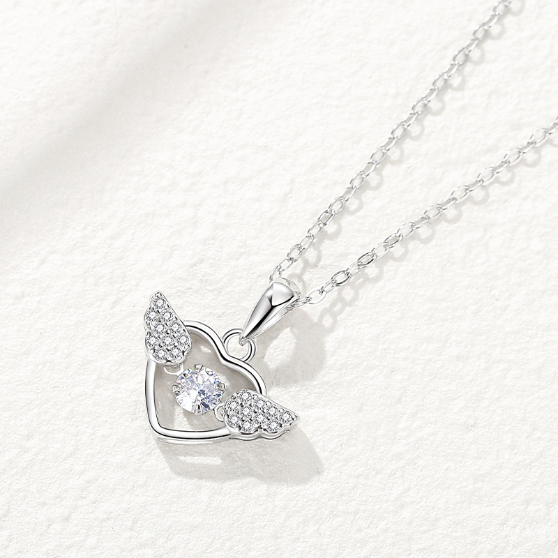 925 silver heart necklace