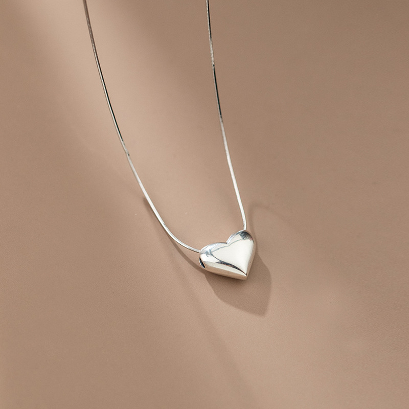 925 silver heart necklace