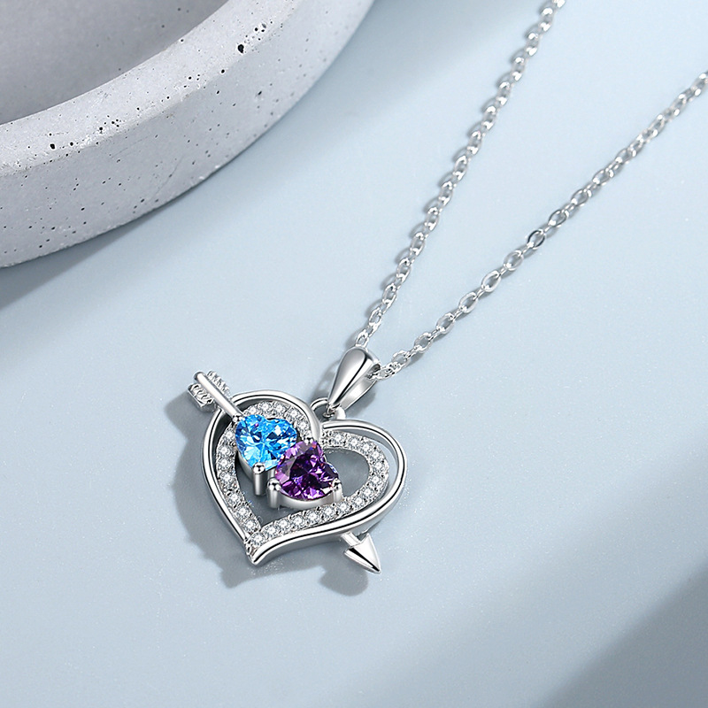 925 silver heart necklace