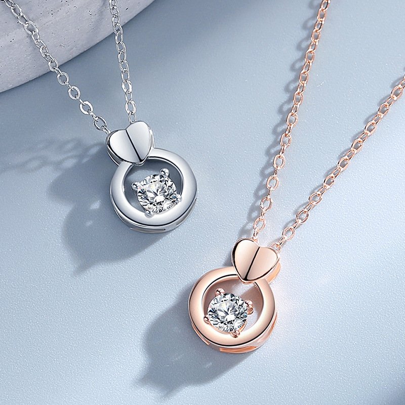 925 silver heart necklace