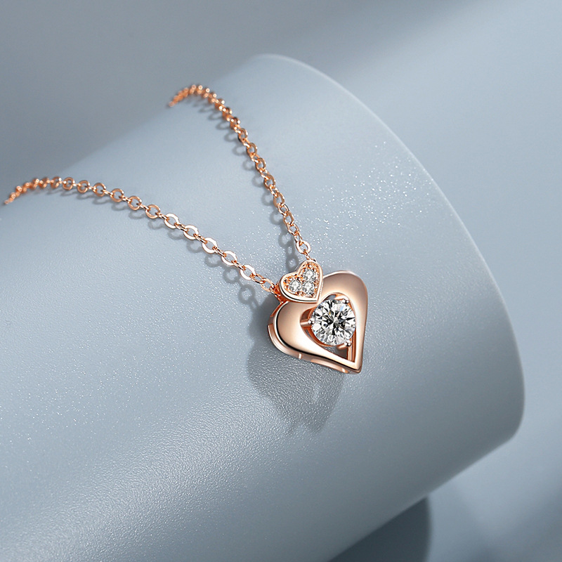925 silver heart necklace