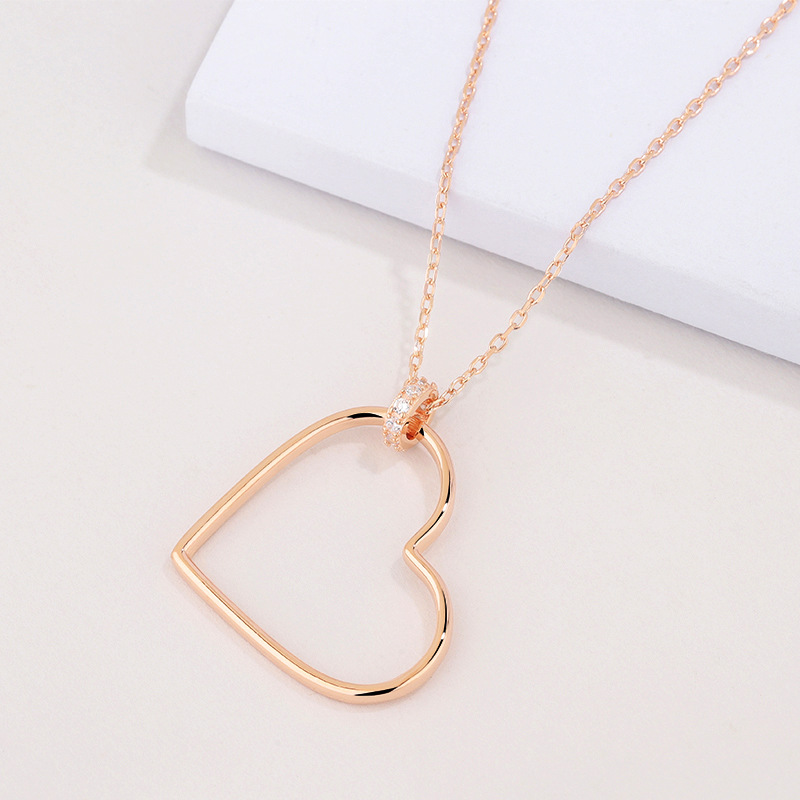 925 silver heart necklace