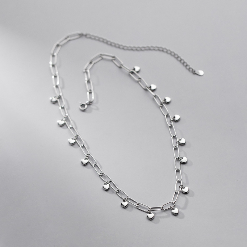 925 silver heart necklace