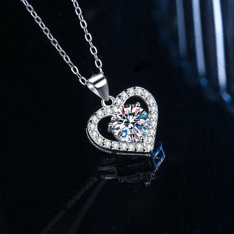 925 silver heart necklace