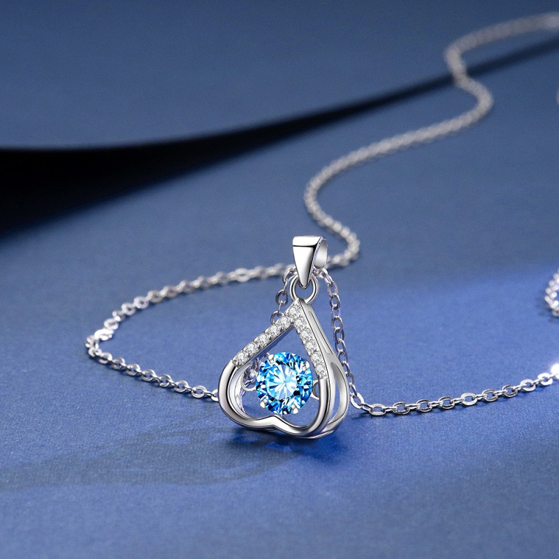 925 silver heart necklace