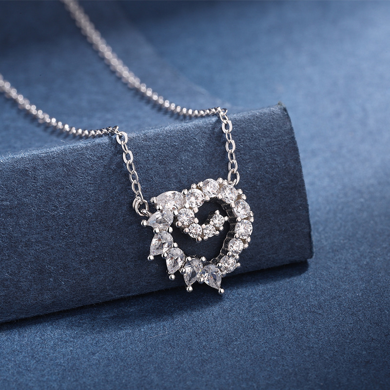 925 silver heart necklace