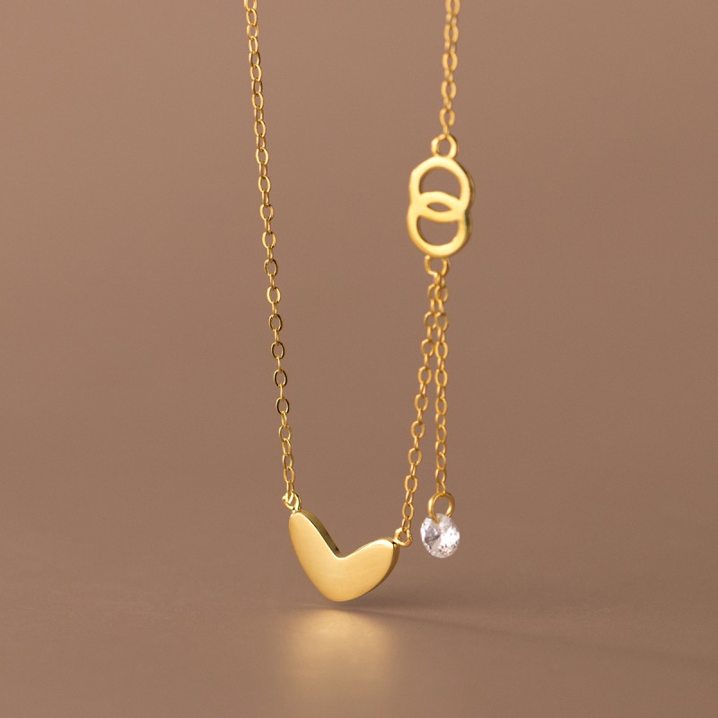 925 silver heart necklace