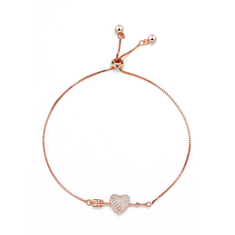 925 silver heart bracelet