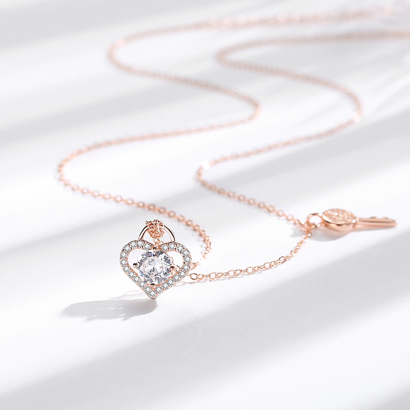 925 silver heart necklace