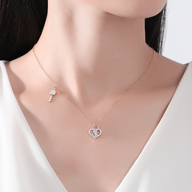 925 silver heart necklace
