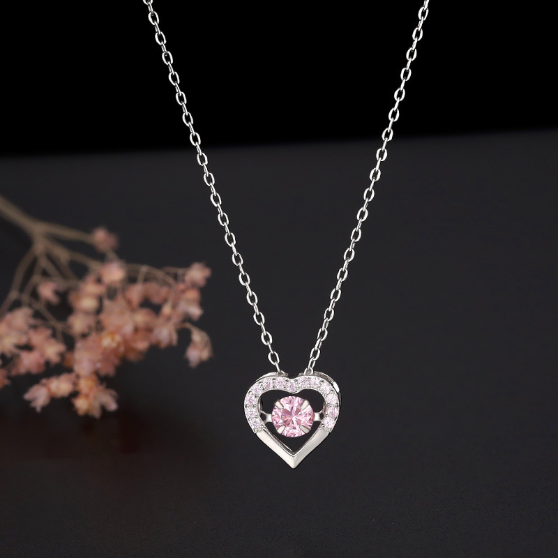 925 silver heart necklace