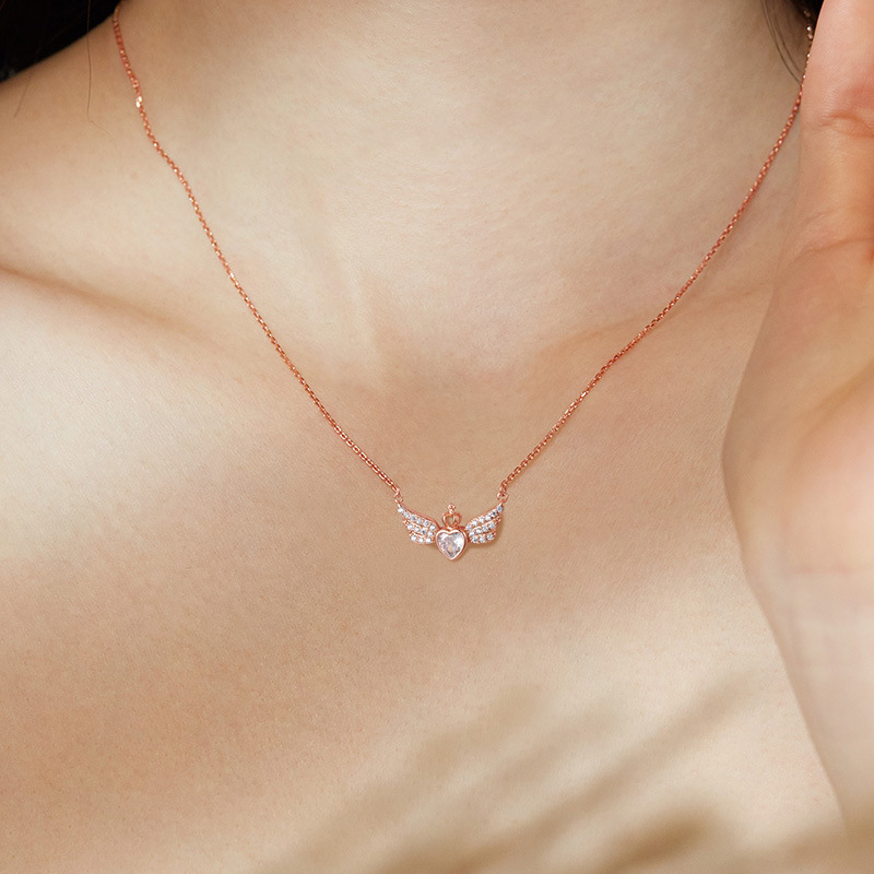 925 silver heart necklace