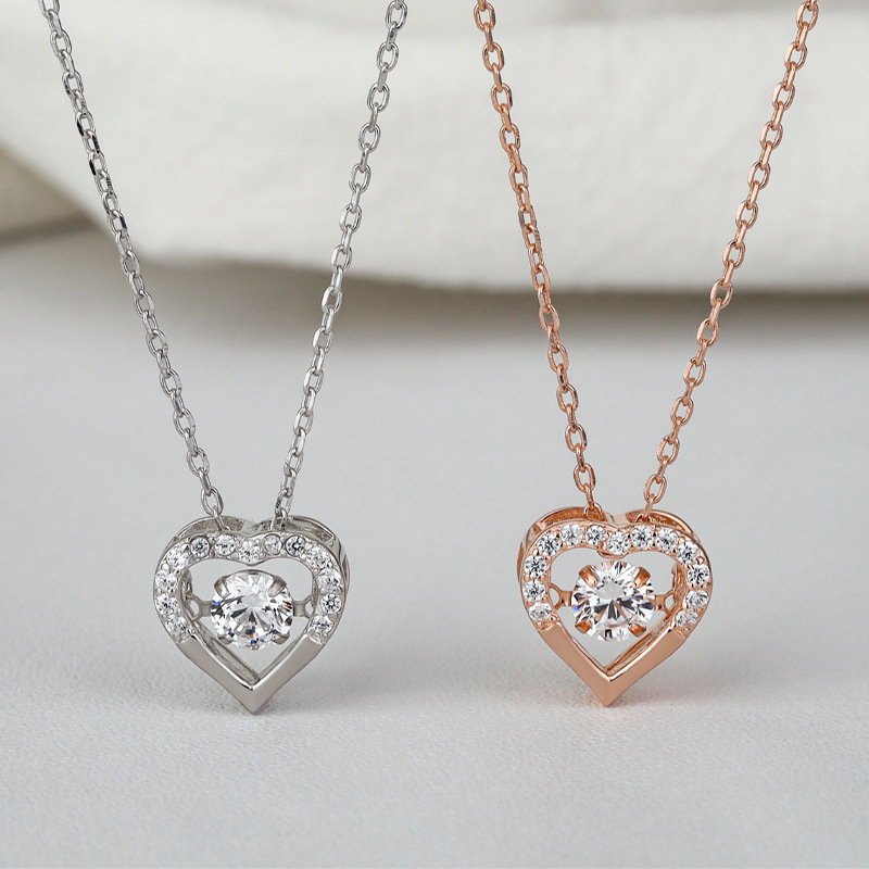 925 silver heart necklace
