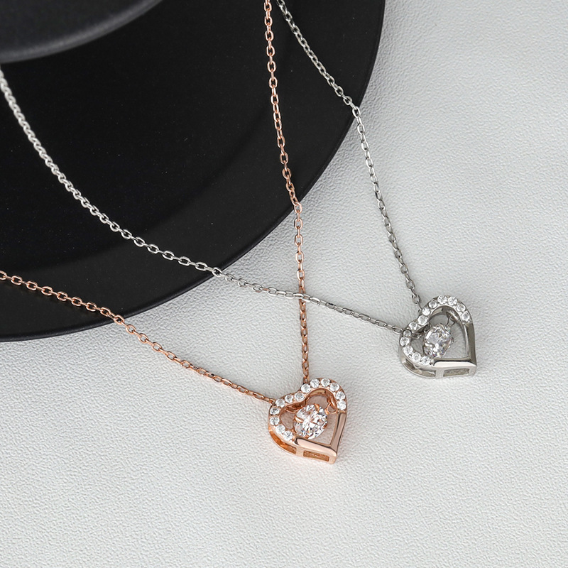 925 silver heart necklace