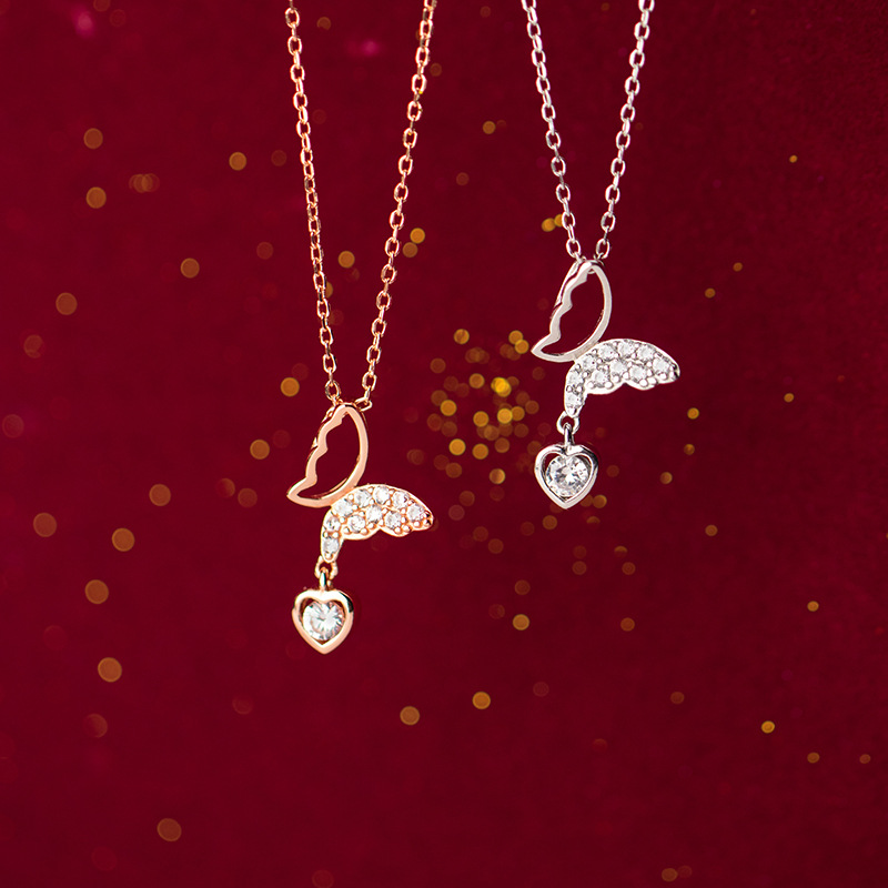 925 silver heart necklace