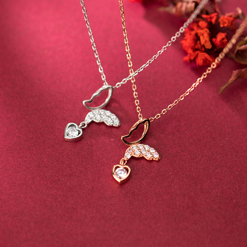 925 silver heart necklace