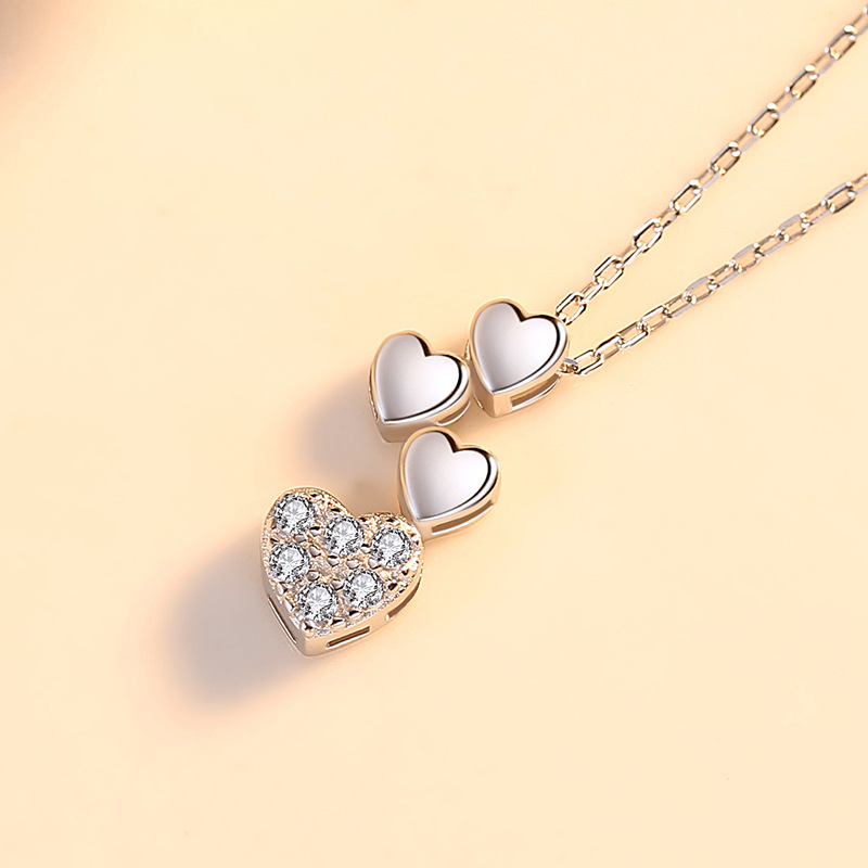 925 silver heart necklace