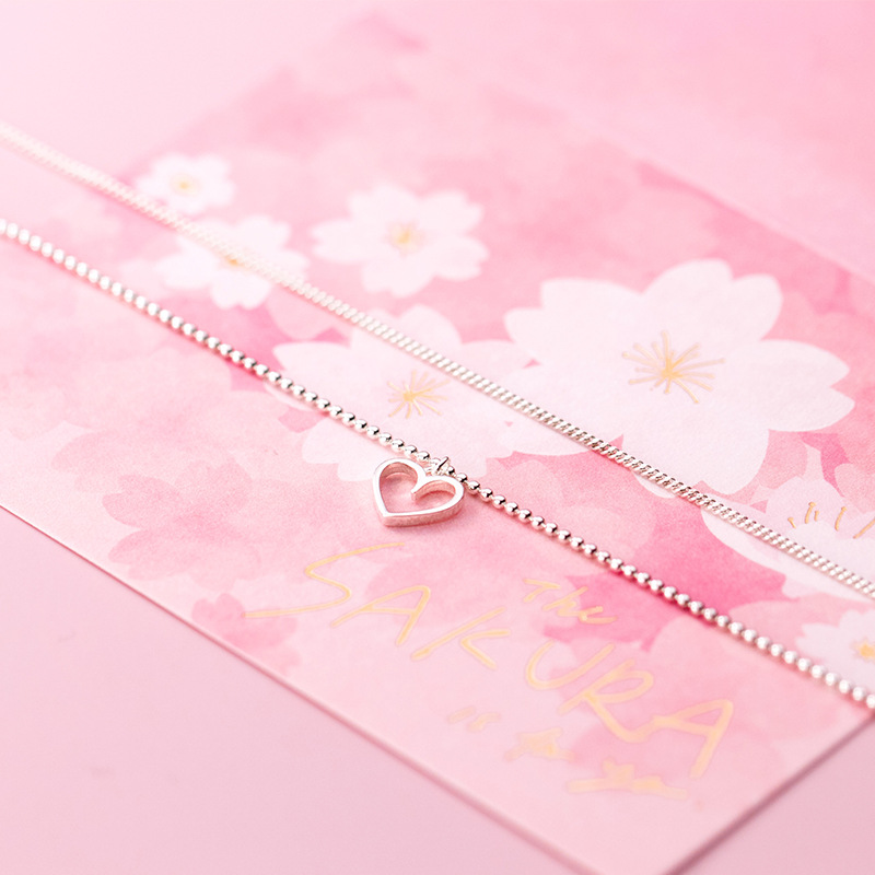 925 silver heart necklace