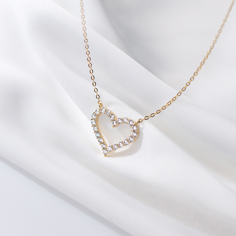925 silver heart necklace