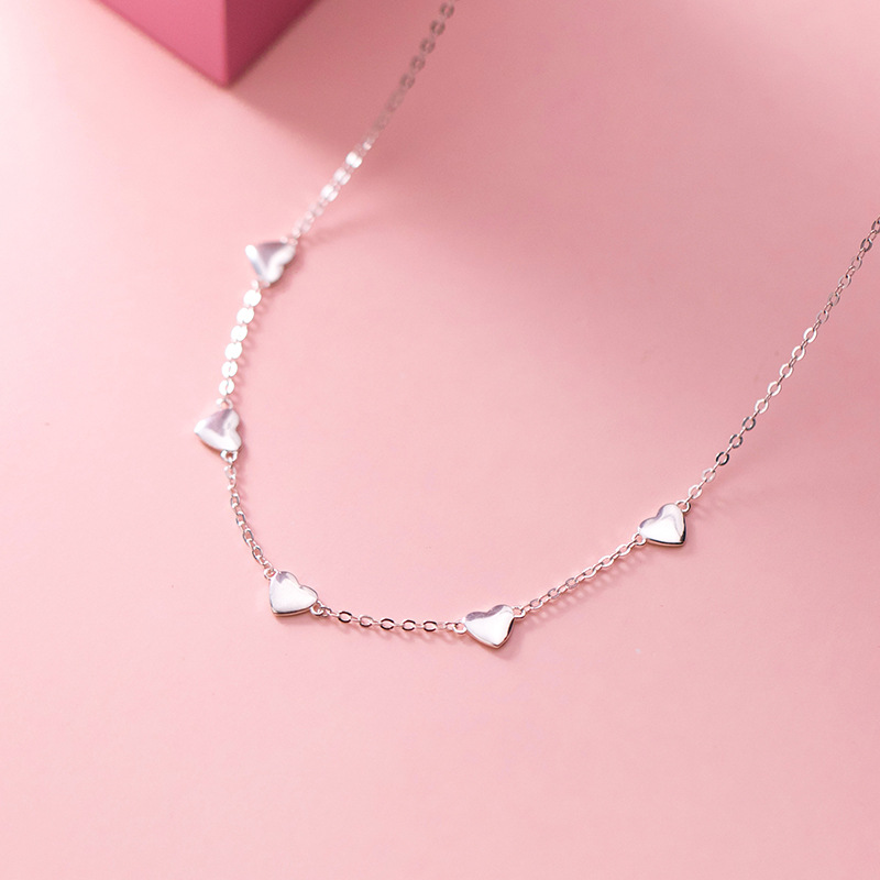 925 silver heart necklace
